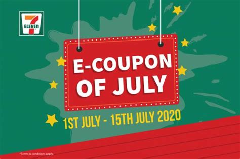 7 Eleven July 2020 E Coupons Promotion 1 Jul 2020 15 Jul 2020