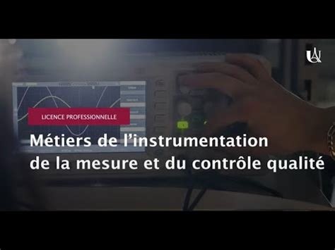 LP Métiers de l instrumentation de la mesure et du contrôle qualité