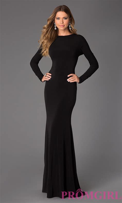 Long Sleeve Sequin Dresses Floor Length Popular Styles Fashionmora