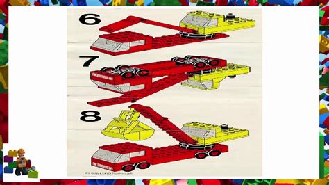 Lego Instructions Legoland 490 Mobile Crane Youtube