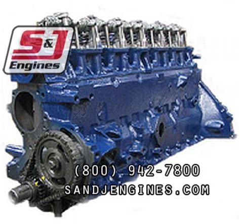 Sandj Ford 170 Ci 28l Remanufactured Long Block Engine Ford Falcon Remanufactured Engines