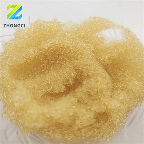 Zhongci Resin Cation Polymer Amberlite Cation Ion Exchange Resin For