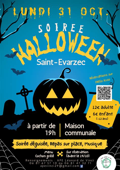 Soir E Halloween Organis E Par Lape De Lecole Ldv Mairie De Saint