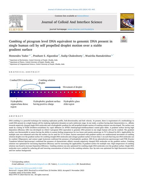 (PDF) Combing of picogram level DNA equivalent to genomic DNA present ... 