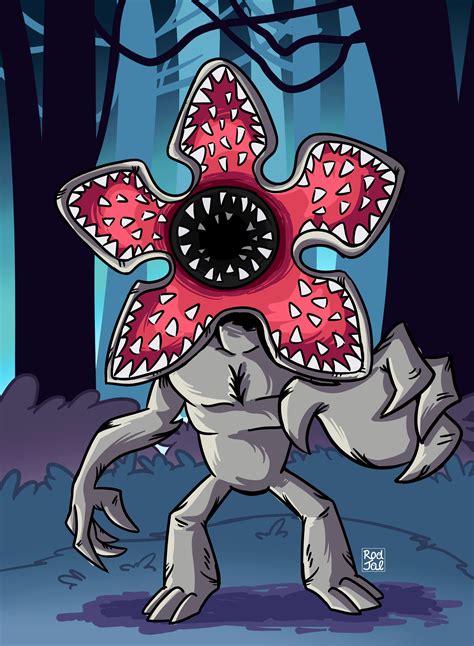 Stranger Things Illustration Demogorgon Fanart Byalan Rodjal Follow Me