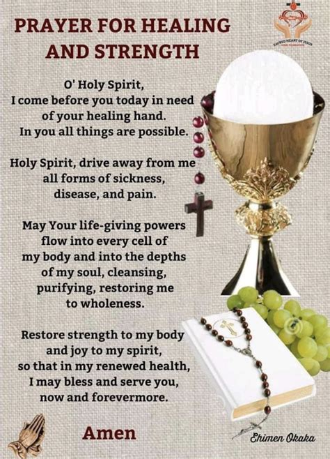 Catholic Prayer For Healing Catholic Prayers Daily Good Prayers