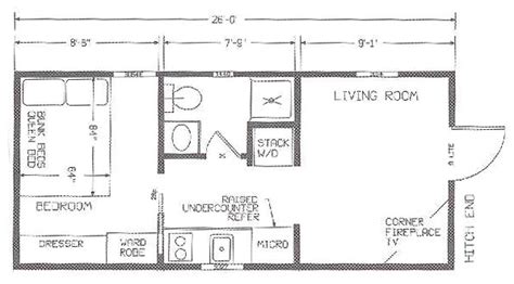 Park Model Home Floor Plans Hideawy Park Model Cabin Oak Canyon Park ...