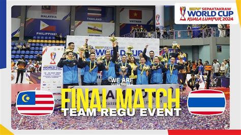 Highlight Team Regu Final Malaysia Vs Thailand Istaf Sepaktakraw