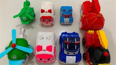 Robot Transformer Car Robocar Poli Characters To Form Combine Roi