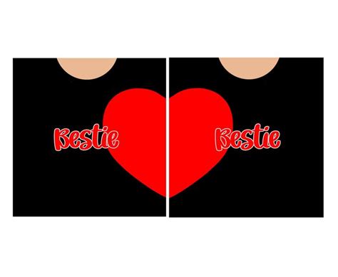 Besties Bff Matching Couple Tshirts Tee Shirts Tees Best Friends