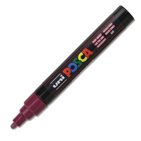 Uni Posca Paint Marker Red Wine Bullet Tip Mm Walmart