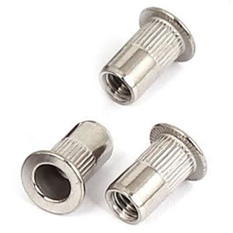 New M5x13mm Stainless Steel Flat Head Blind Rivet Nut Insert Nutsert