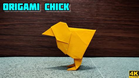 Origami Chick Origami Tutorial Paper Craft Youtube