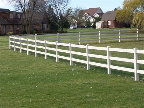 3 rail vinyl fence | Vinyl fence, Fence, Rustic