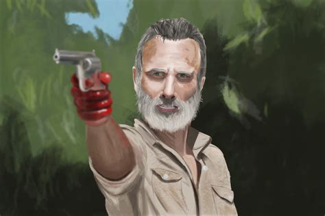 Artstation Rick Grimes Portrait Practice