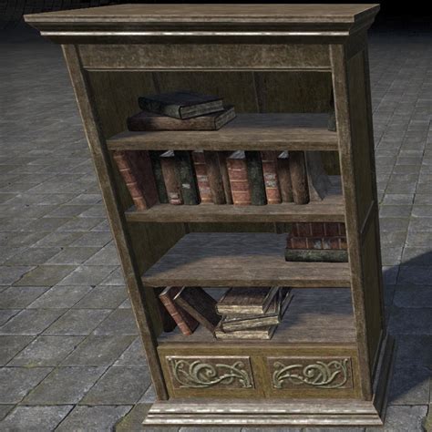 Online Elsweyr Bookcase Wooden Full The Unofficial Elder Scrolls