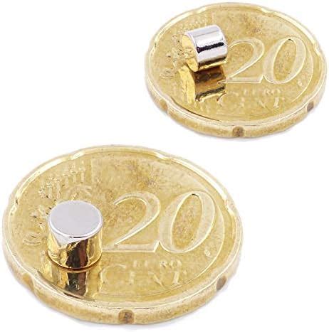 Brudazon 25 Mini Scheiben Magnete 5x4mm N52 stärkste Stufe Neodym