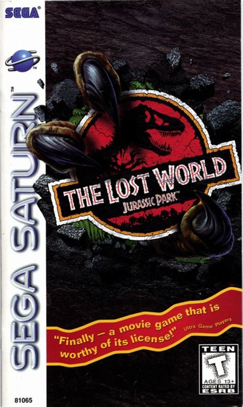 The Lost World Jurassic Park 1997 SEGA Saturn Box Cover Art MobyGames