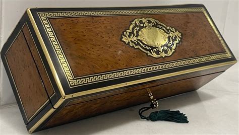 Glove Box Napoleon Iii Brass Burrwood Rosewood Catawiki