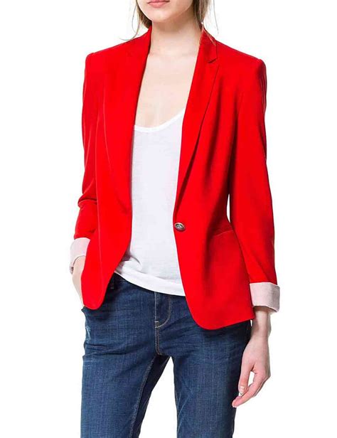 Red Blazer Jacket | Formal Style - Hjackets