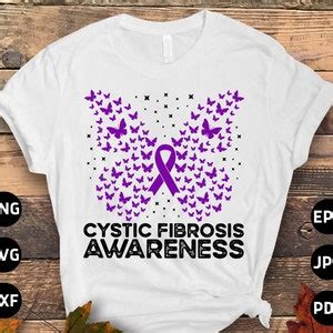 Cystic Fibrosis Awareness Svg Png Cystic Fibrosis Butterfly Svg