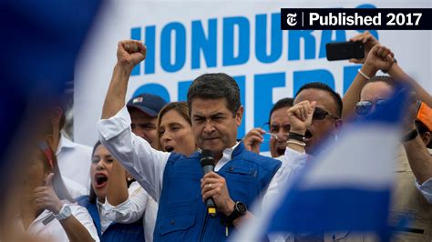 Honduran President Declared Winner, but O.A.S. Calls for New Election ...