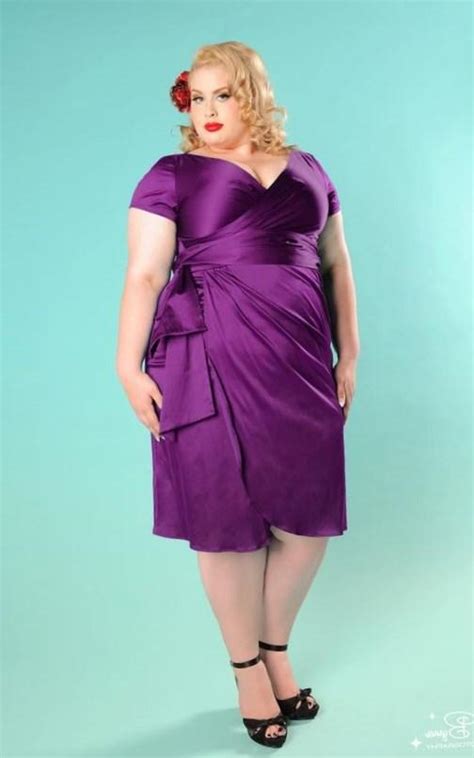 Satin Plus Size Dresses Pluslook Eu Collection