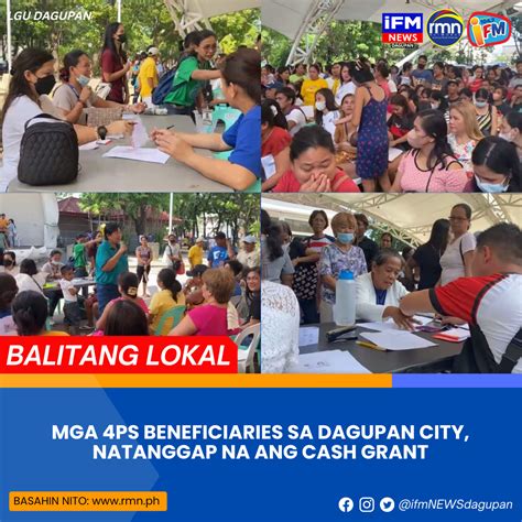 Mga Ps Beneficiaries Sa Dagupan City Natanggap Na Ang Cash Grant