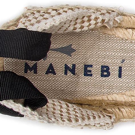 Espadrilles Manebi Flat Valenciana K 1 0 P0 Fekete Ecipo Hu