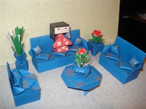 Origami Living Room =] · Origami · Origami on Cut Out + Keep · Creation ...