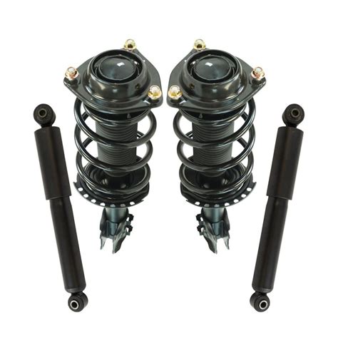 Trq Front Rear Loaded Complete Strut Spring Assembly Shock Kit Set For