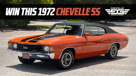 The 2023 Chevelle Dream Giveaway Has Started Win This 1972 Chevy