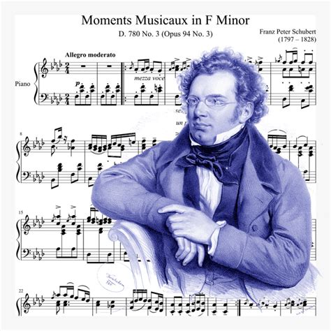 Schubert Moments Musicaux In F Minor D 780 No 3 Opus 94 No 3