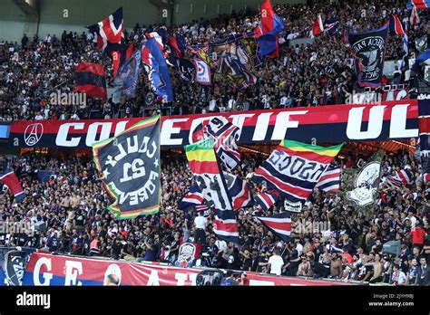 Supporters Of Paris Saint Germain Fc During The Uefa Champions League