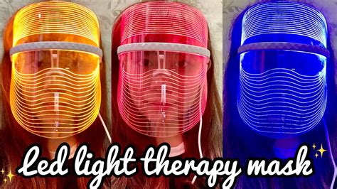 How To Use The 3 Color Led Light Therapy Mask And What S Inside The Box Philippines Youtube