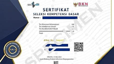 Tutorial Unduh Sertifikat SKD CPNS 2024 Resmi BKN Untuk Melihat Nilai