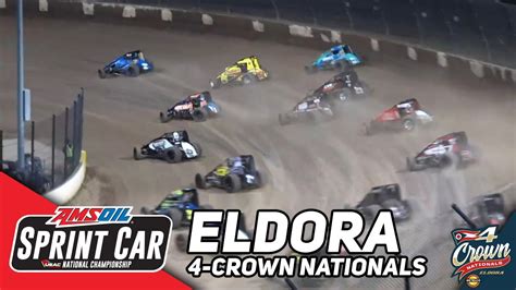 USAC Sprint Feature 2023 4 Crown Nationals At Eldora Speedway YouTube