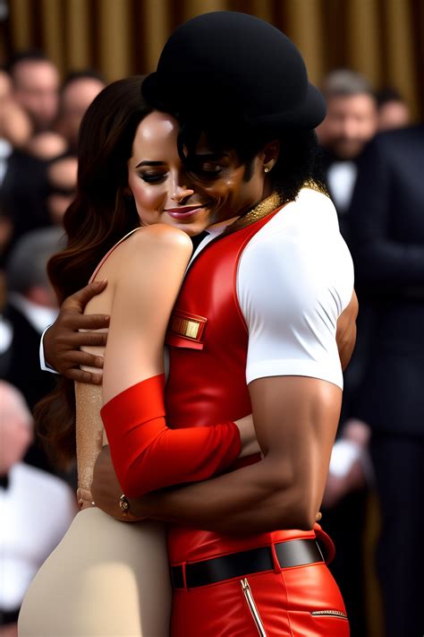 Lexica Michael Jackson Hugging Dakota Johnson In A Intimate Moment