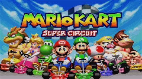 Mario Kart Super Circuit Logo