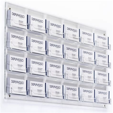 Netmarketing Holders Multi Pocket Acrylic Wall Card