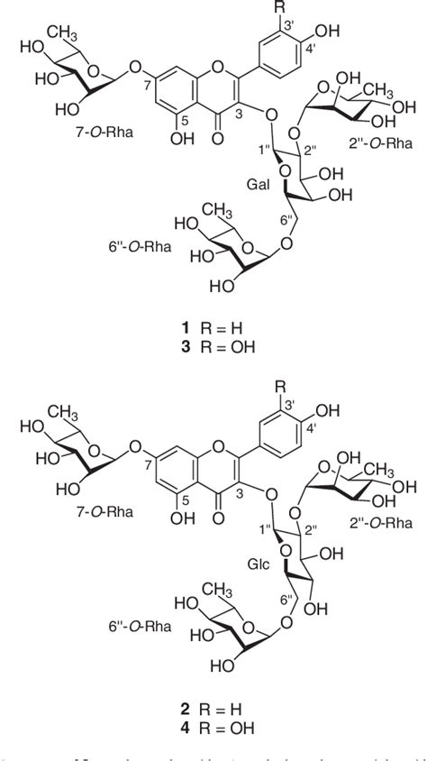 Figure 1 From Highly Glycosylated Flavonols At The Genistoid Boundary