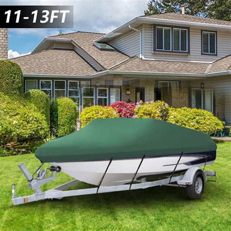 Boat Cover Fishing V Hull Waterproof Heavy Duty Trailerable Boat