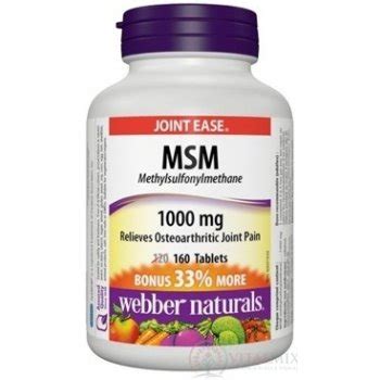 Webber Naturals Msm Mg Tablet Od K Heureka Cz