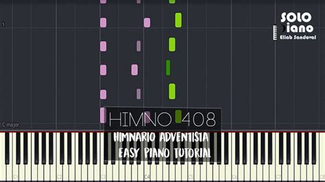 HIMNO 408 Cristo me ayuda por él a vivir Easy Piano Tutorial