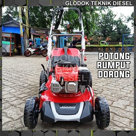 Jual Mesin Potong Rumput Dorong Bensin Gasoline Lawn Mower Original