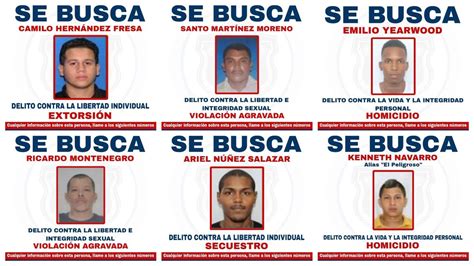 Los Más Buscados Por La Policía Nacional ¿reconoces Alguno