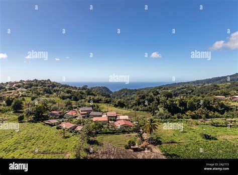 Volcano view in Saint-Pierre, Martinique, France Stock Photo - Alamy