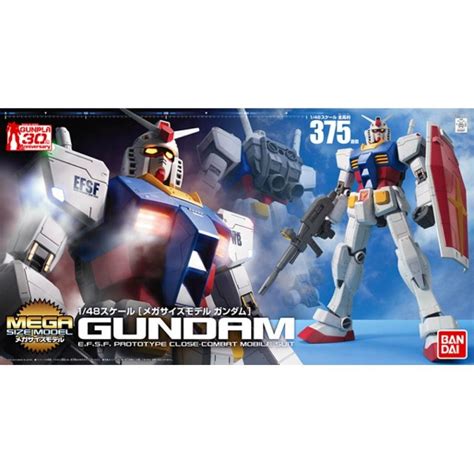 Bandai Hobby Mobile Suit Gundam Rx 78 2 Gundam Mega Size 148 Scale