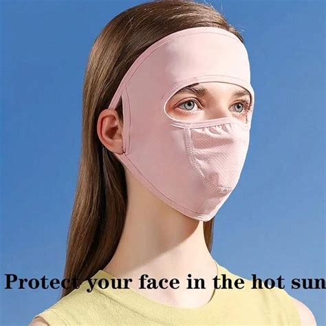 Uv Protection Face Mask For Women Perfect For Outdoor Activities Like