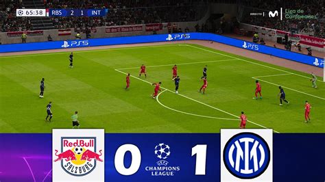 Rb Salzburg Vs Inter Milan 0 1 Uefa Champions League 202324